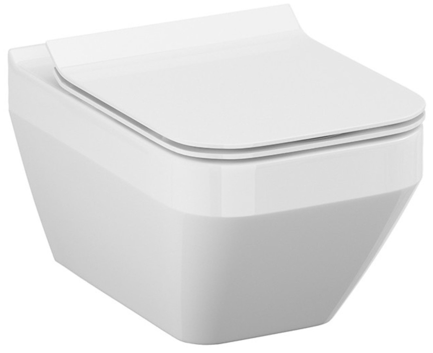 Cersanit S701-213-ECO - Závěsné WC s prkénkem CREA keramika/bílá