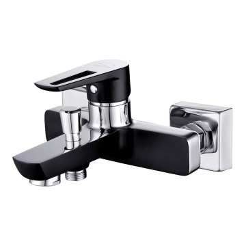 Cersanit S951-009 - Vanová baterie MILLE černá/lesklý chrom