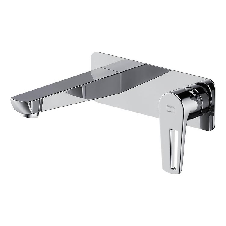 Cersanit S951-357 - Vanová baterie pro podomítkovou instalaci MILLE lesklý chrom + výpusť