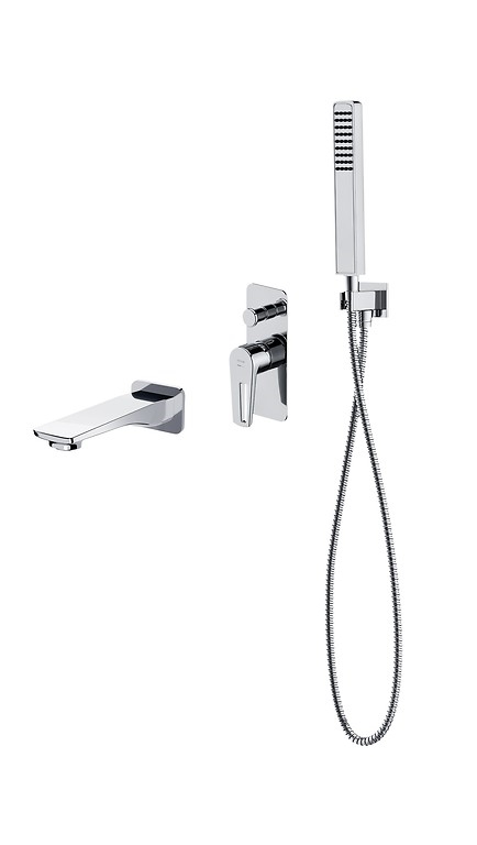 Cersanit S952-037 - Vanová sada s podomítkovou baterií MILLE lesklý chrom