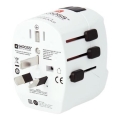 Cestovní adaptér PRO Light USB AC45PD - World, UK+USA+AUS/CN USB A+C 45W