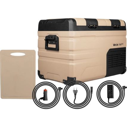 Cestovní lednička s LCD displejem 39 l 230V/12V/24V hnědá