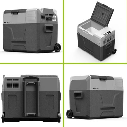 Cestovní lednička s LCD displejem 40 l 230V/12V/24V černá