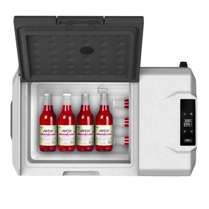 Cestovní lednička s LCD displejem 40 l 230V/12V/24V černá