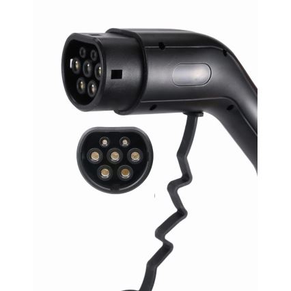 Cestovní nabíjecí stanice pro elektromobily EV/PHEV AC Type 2 16A/400V 22kW IP55 5m + adaptér 230V 3,7kW + pouzdro