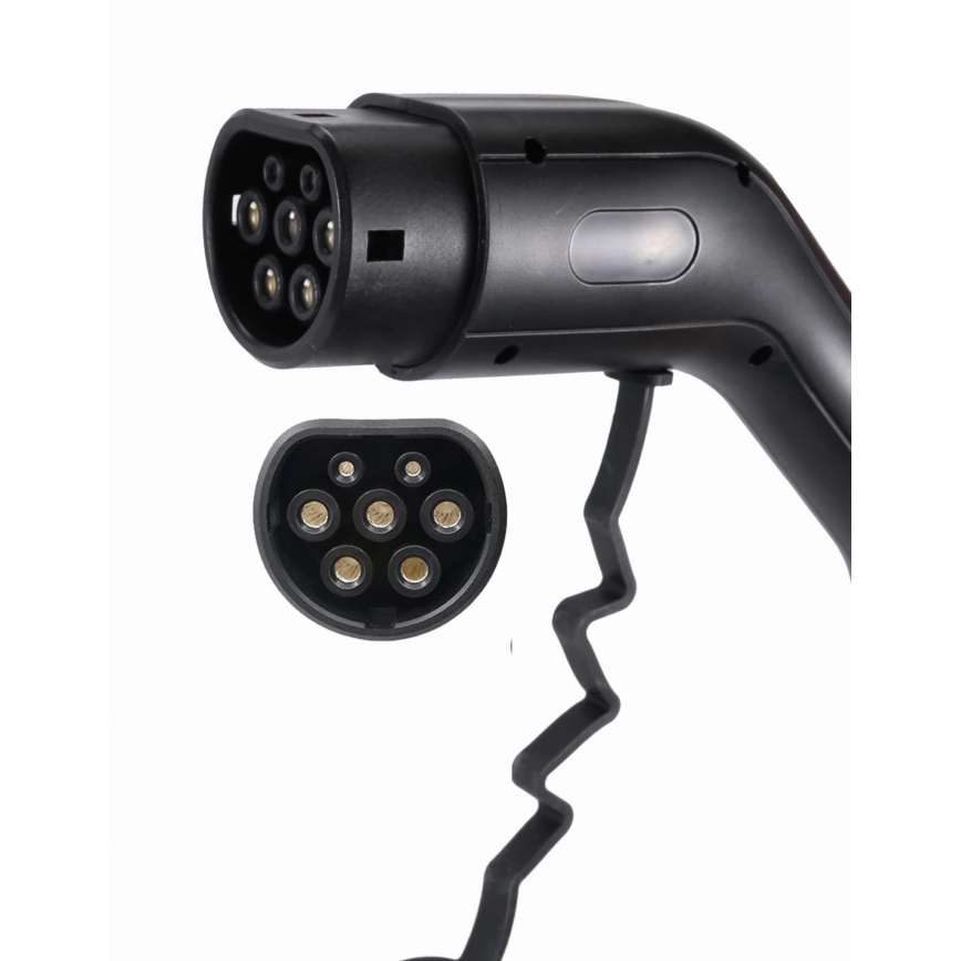 Cestovní nabíjecí stanice pro elektromobily EV/PHEV AC Type 2 16A/400V 22kW IP55 5m + adaptér 230V 3,7kW + pouzdro