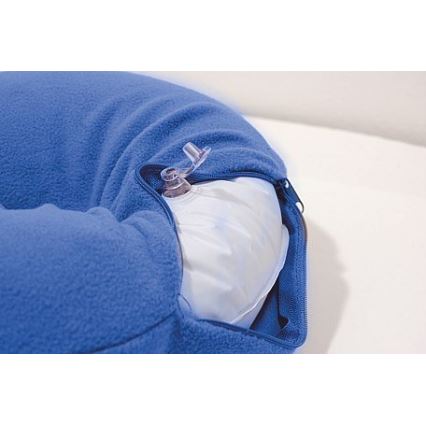 Cestovní nafukovací polštář modrá