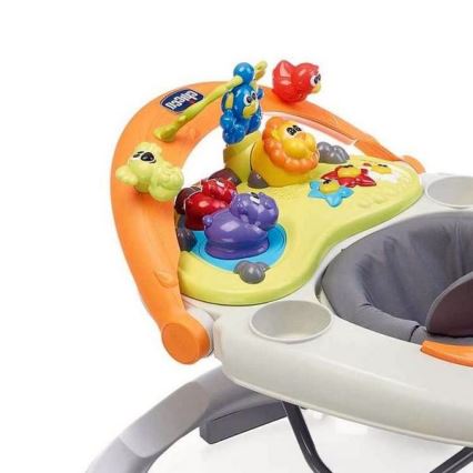 Chicco - Chodítko WALKY TALKY 2xAA šedá