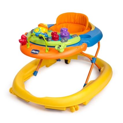 Chicco - Chodítko WALKY TALKY 2xAA žlutá/modrá