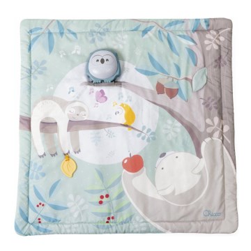 Chicco - Dětská hrací deka 2v1 3xAAA sovička