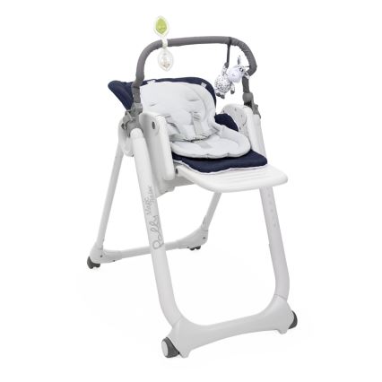 Chicco - Dětská jídelní židle Polly Magic Relax tmavě modrá