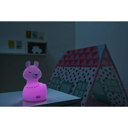 Chicco - Dětská noční lampička SWEET LIGHTS lama