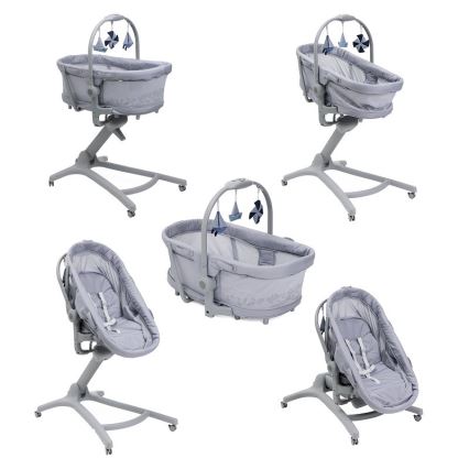 Chicco - Dětská postýlka 5v1 BABY HUG PRO šedá
