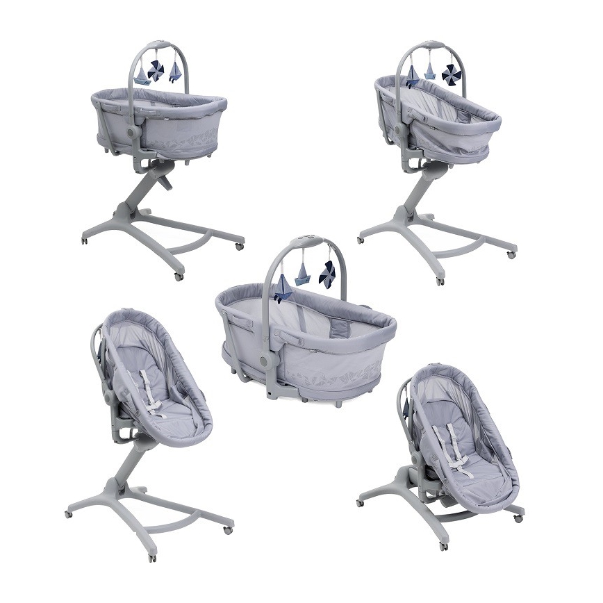 Chicco - Dětská postýlka 5v1 BABY HUG PRO šedá