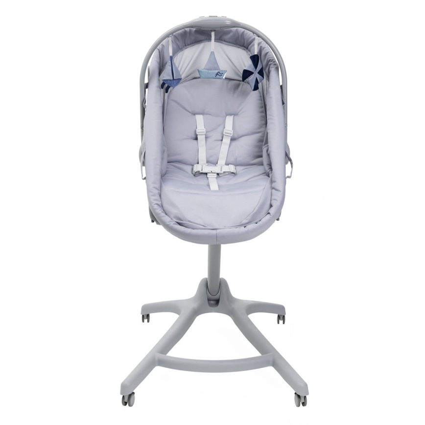 Chicco - Dětská postýlka 5v1 BABY HUG PRO šedá