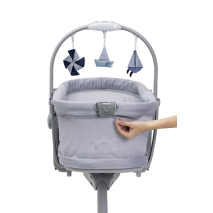 Chicco - Dětská postýlka 5v1 BABY HUG PRO šedá