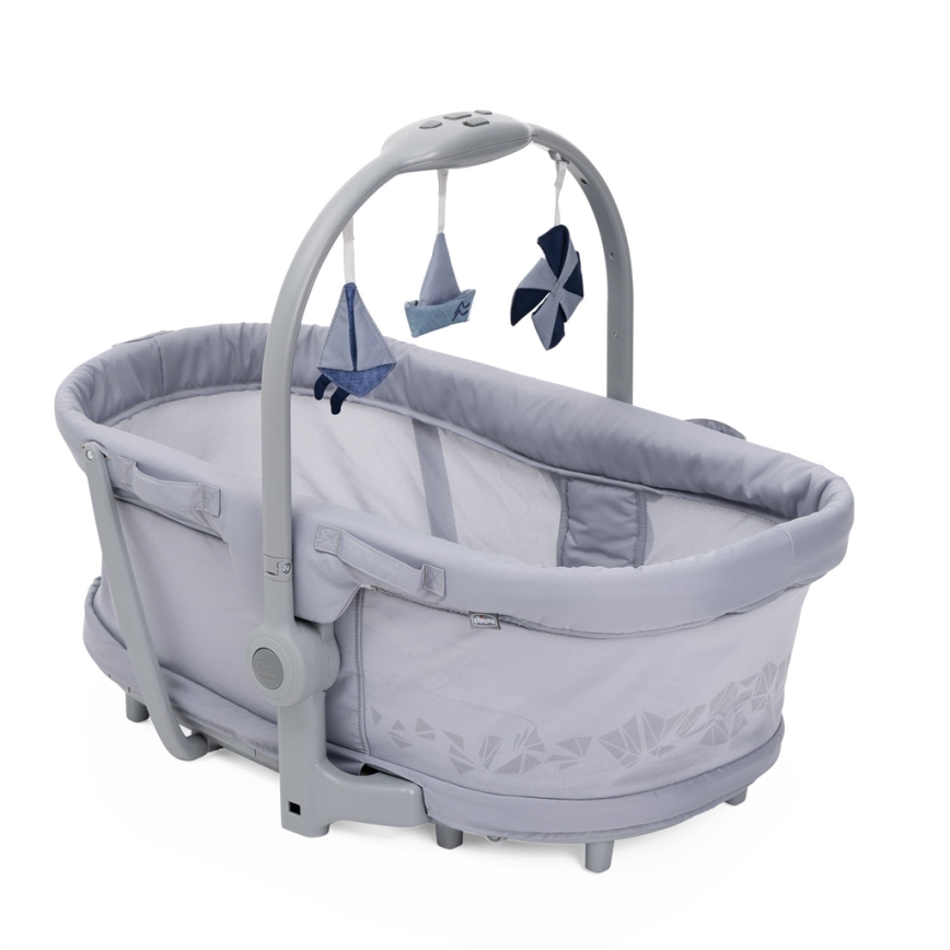 Chicco - Dětská postýlka 5v1 BABY HUG PRO šedá