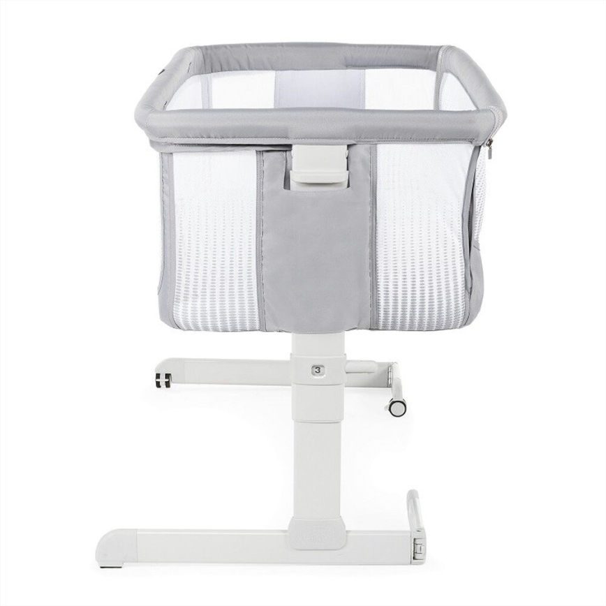 Chicco - Dětská postýlka NEXT2ME AIR světle šedá