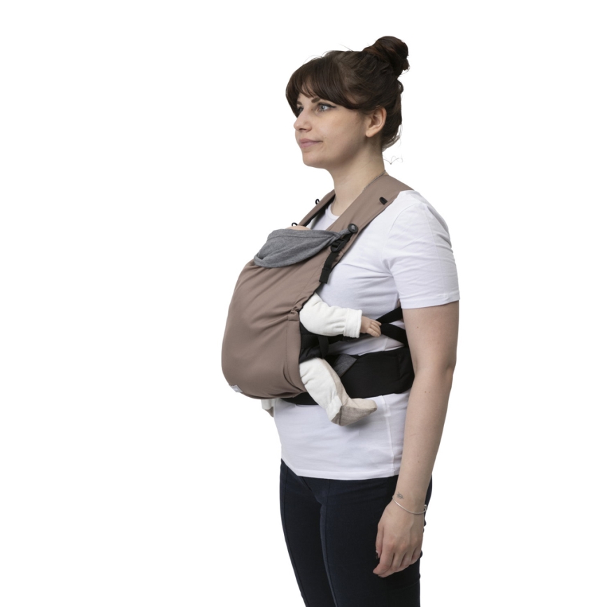 Chicco - Dětské nosítko SKIN FIT hnědá