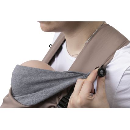 Chicco - Dětské nosítko SKIN FIT hnědá