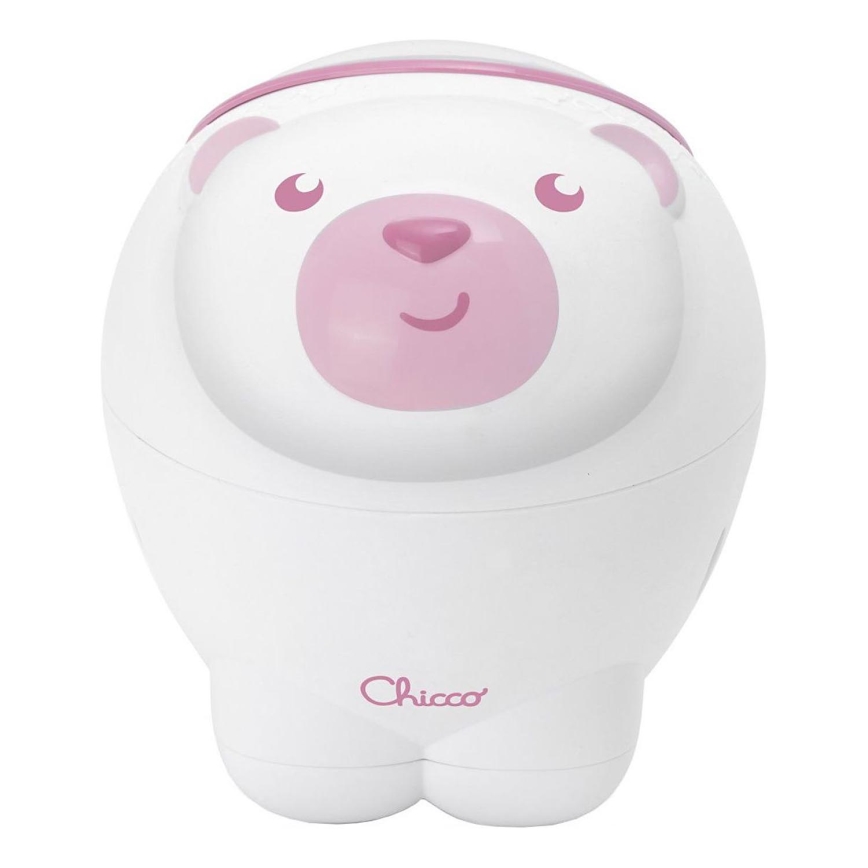 Chicco - Dětský projektor 2v1 POLAR BEAR růžová