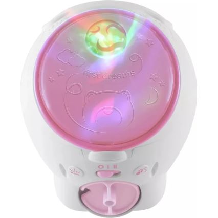 Chicco - Dětský projektor 2v1 POLAR BEAR růžová