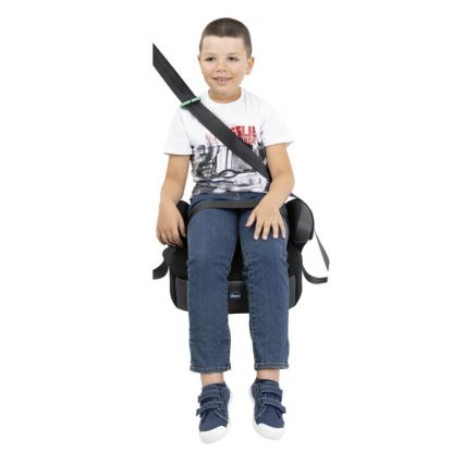Chicco - Podsedák do auta QUASAR FIX i-Size (126-150 cm) černá/šedá