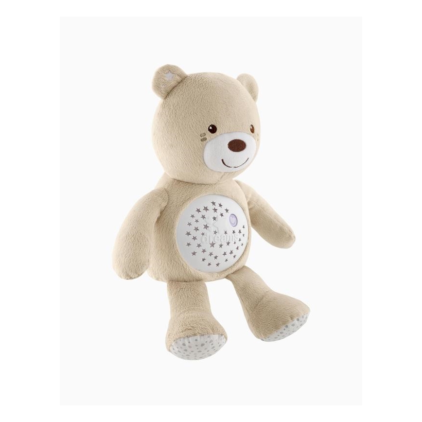 Chicco - Projektor s melodií BABY BEAR 3xAAA béžová