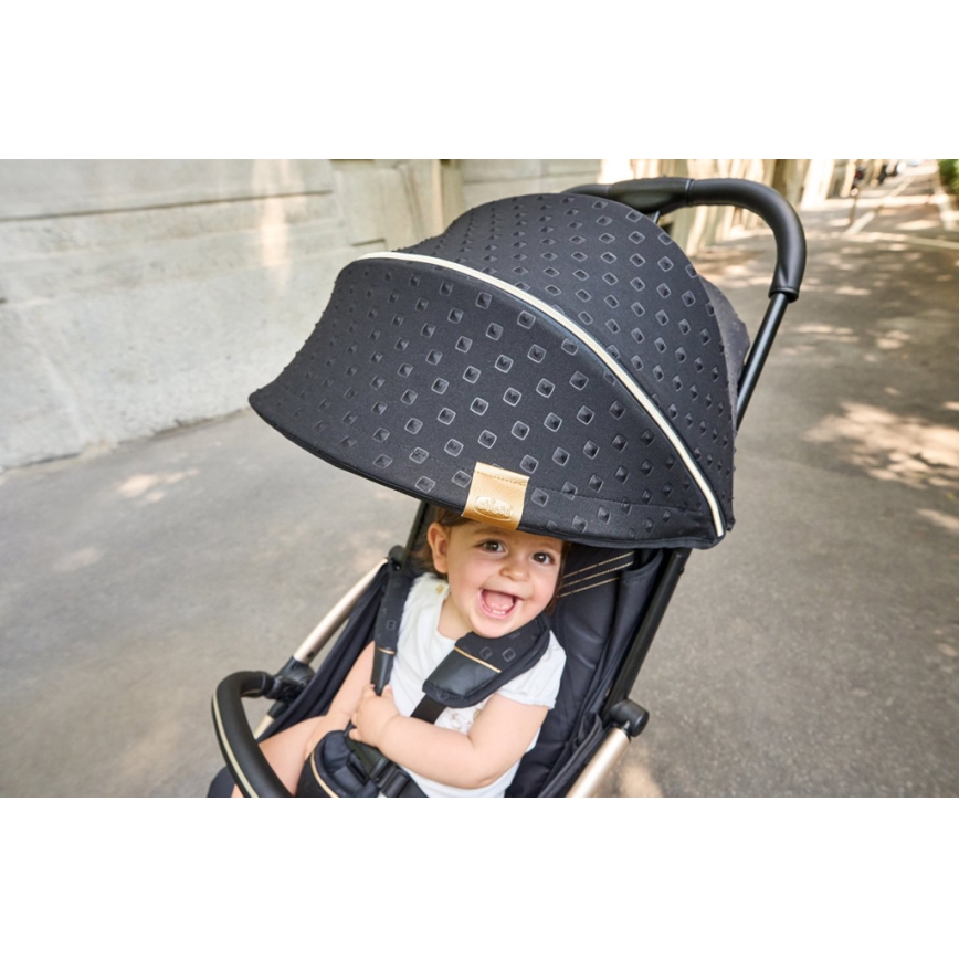 Chicco - Sportovní kočárek GOODY XPLUS Black Re_Lux Eco+ + odrážedlo ALL AROUND