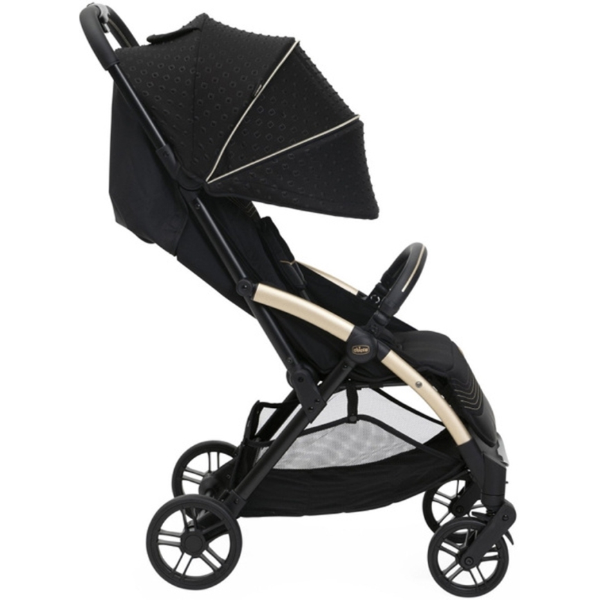Chicco - Sportovní kočárek GOODY XPLUS Black Re_Lux Eco+ + odrážedlo ALL AROUND