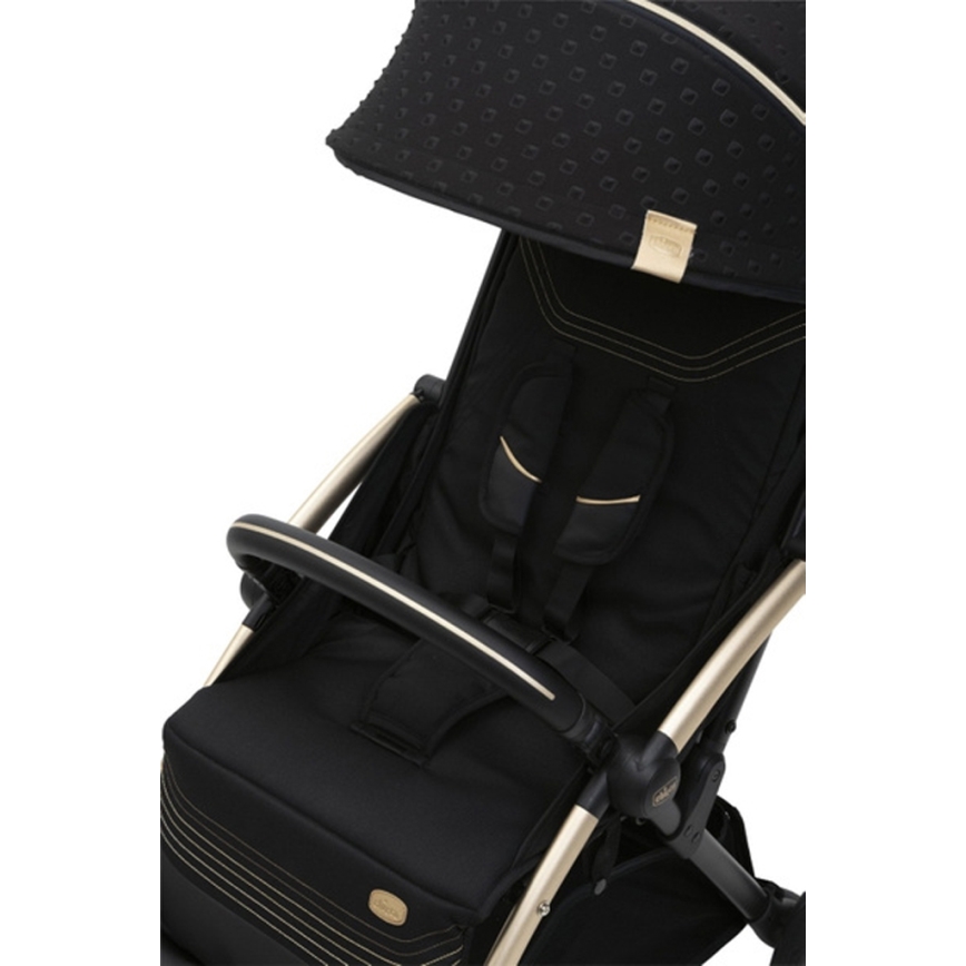 Chicco - Sportovní kočárek GOODY XPLUS Black Re_Lux Eco+ + odrážedlo ALL AROUND