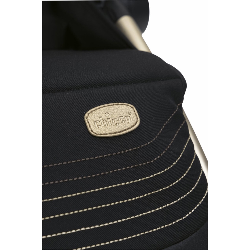 Chicco - Sportovní kočárek GOODY XPLUS Black Re_Lux Eco+ + odrážedlo ALL AROUND