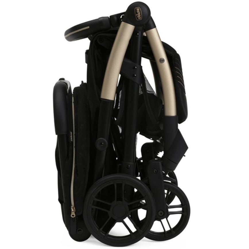 Chicco - Sportovní kočárek GOODY XPLUS Black Re_Lux Eco+ + odrážedlo ALL AROUND