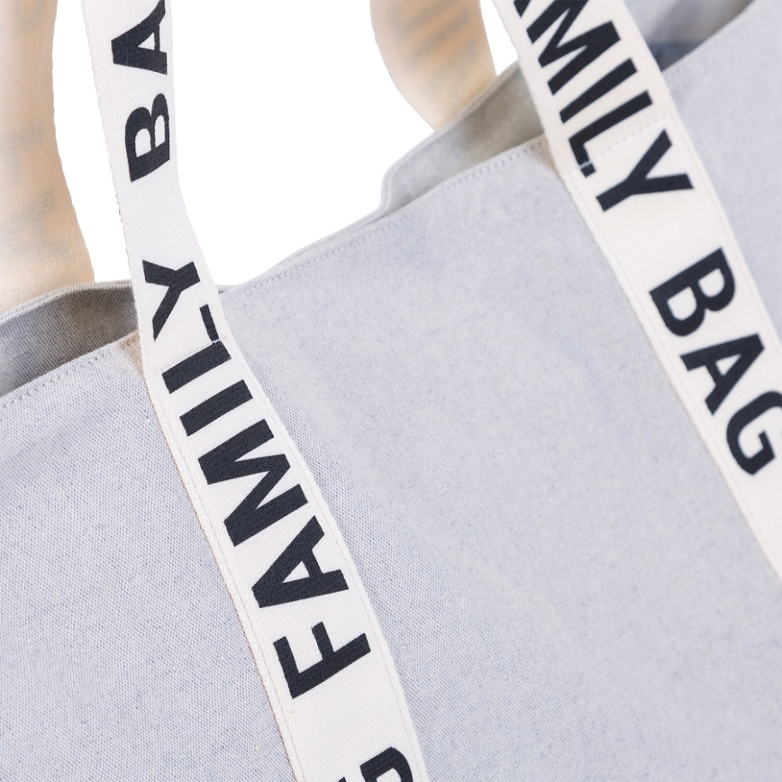 Childhome - Cestovní taška FAMILY BAG CANVAS bílá