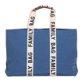 Childhome - Cestovní taška FAMILY BAG CANVAS modrá