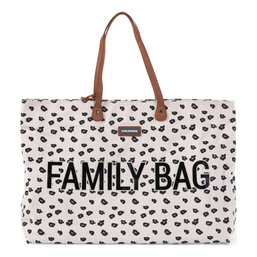 Childhome - Cestovní taška FAMILY BAG leopard