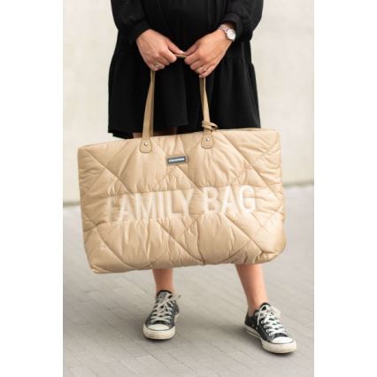 Childhome - Cestovní taška FAMILY BAG PUFFERED krémová