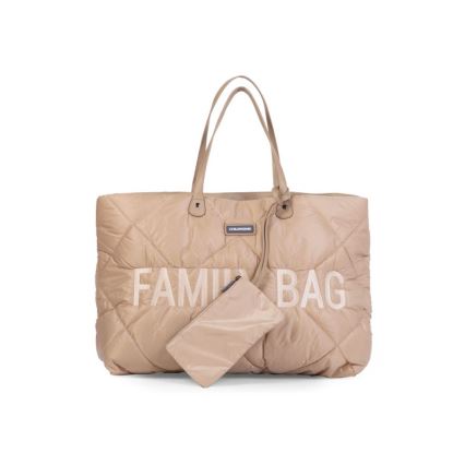 Childhome - Cestovní taška FAMILY BAG PUFFERED krémová