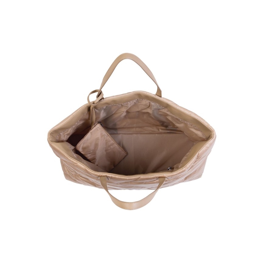 Childhome - Cestovní taška FAMILY BAG PUFFERED krémová