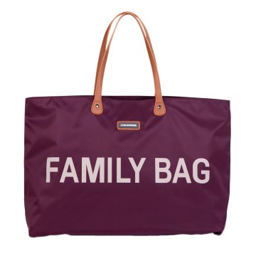 Childhome - Cestovní taška FAMILY BAG vínová