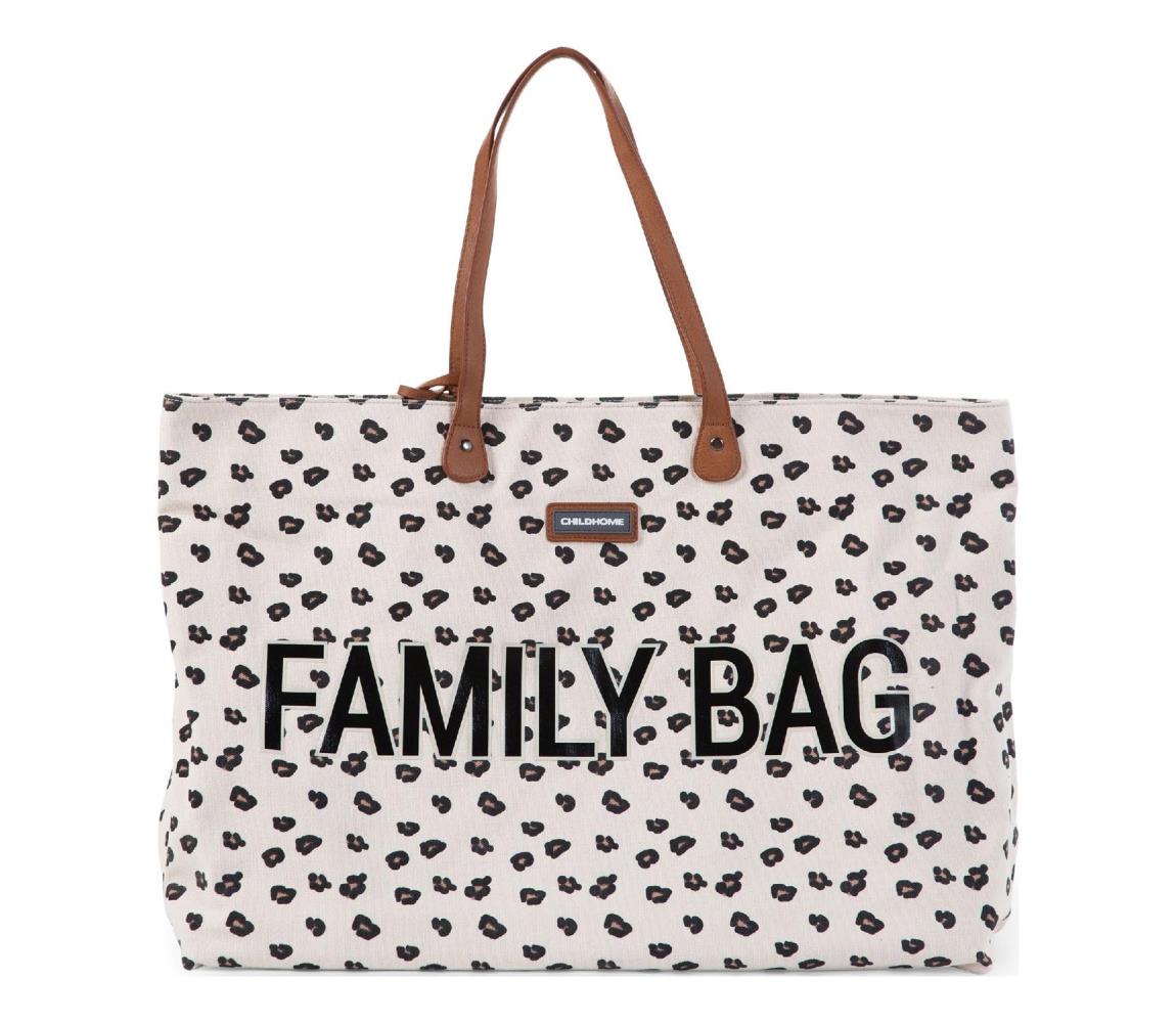Childhome Childhome CWFBLEO - Cestovní taška FAMILY BAG leopard FBB0024