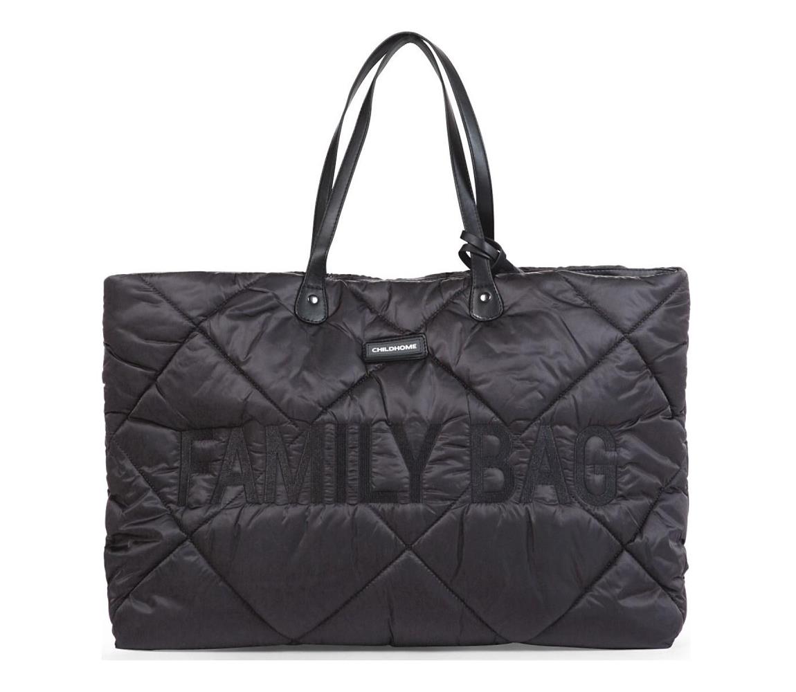 Childhome Childhome CWFBPBL - Cestovní taška FAMILY BAG černá FBB0025