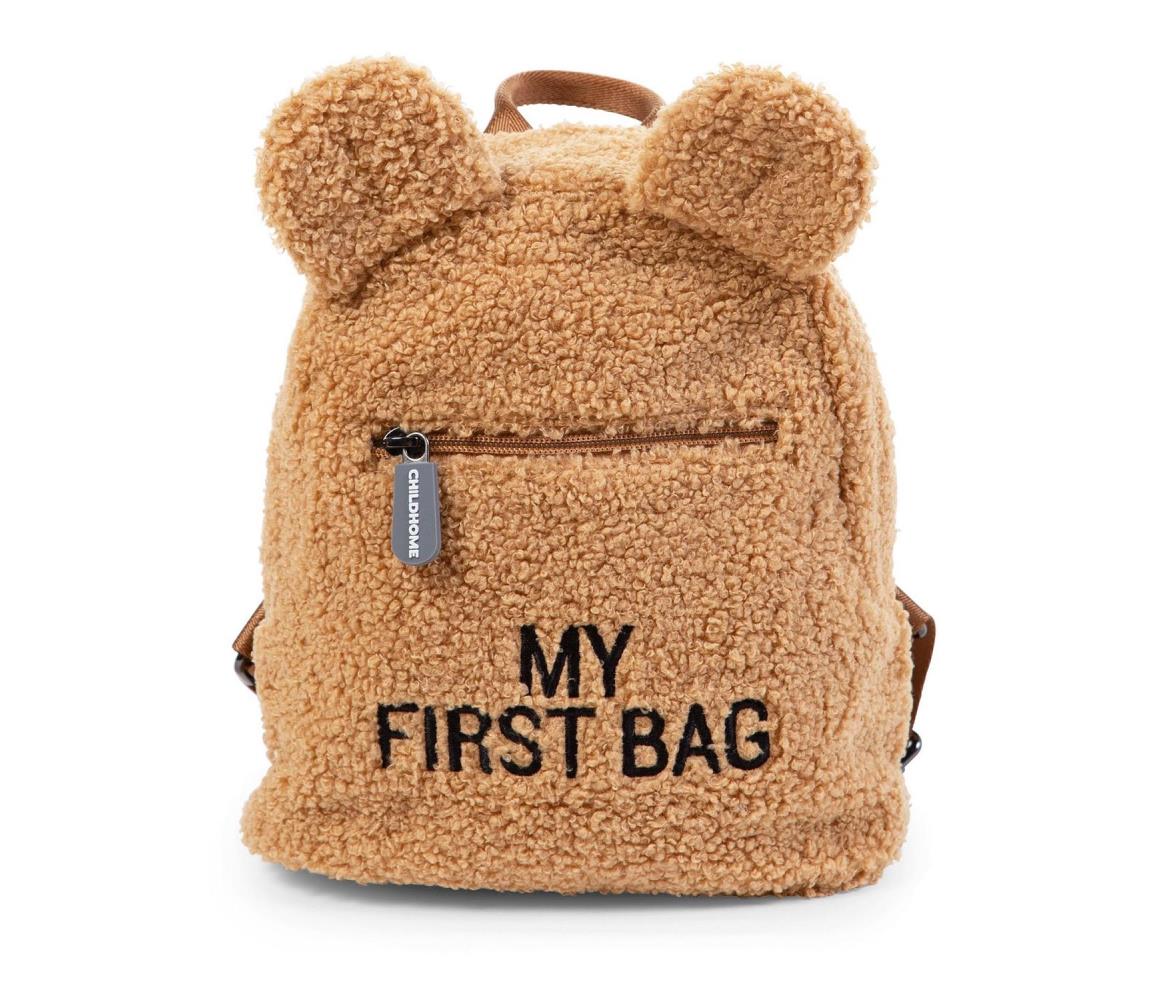 Childhome Childhome CWKIDBT - Dětský batoh MY FIRST BAG hnědá FBB0027