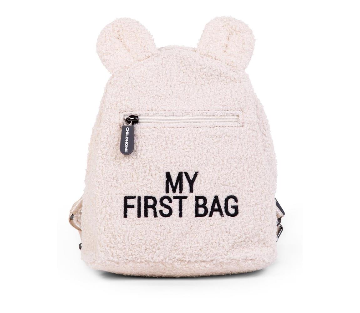 Childhome Childhome CWKIDBTW - Dětský batoh MY FIRST BAG krémová FBB0028