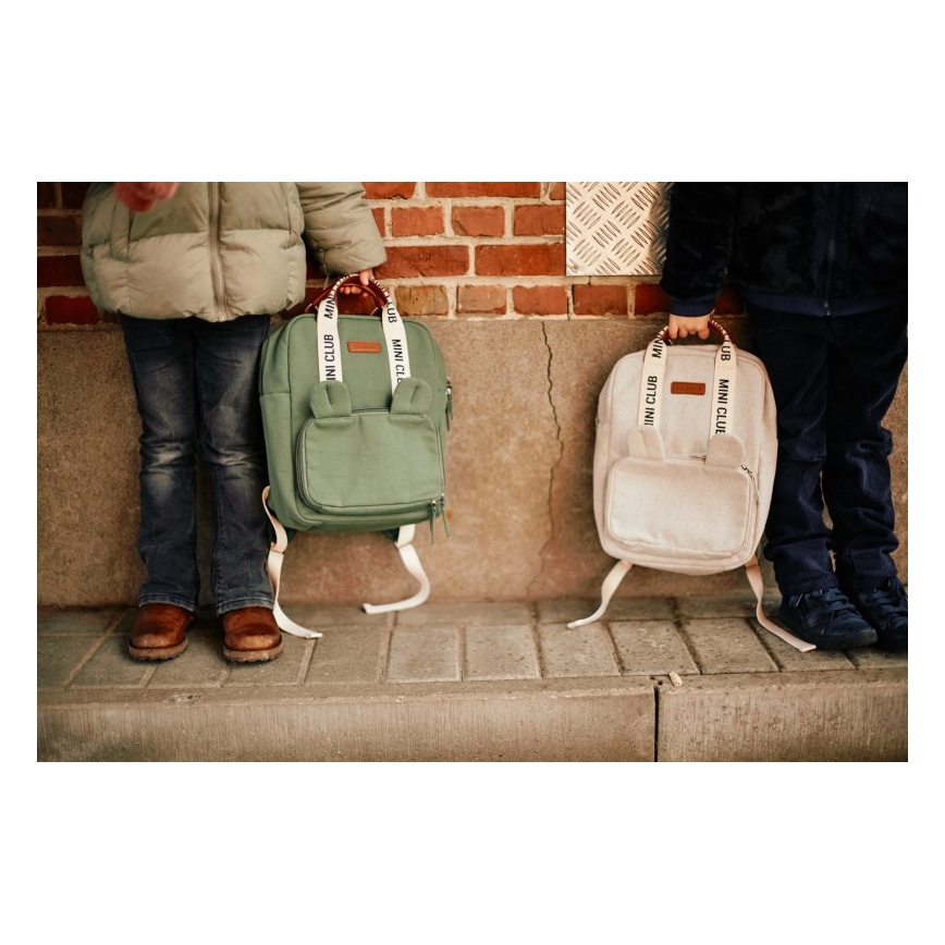 Childhome - Dětský batoh MINI CLUB zelená