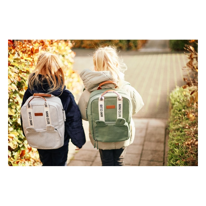 Childhome - Dětský batoh MINI CLUB zelená