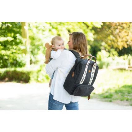 Childhome - Přebalovací batoh FAMILY CLUB černá