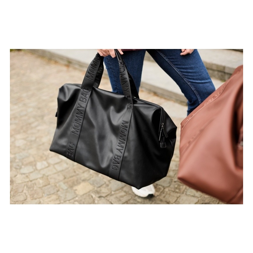 Childhome - Přebalovací taška MOMMY BAG LEATHER černá