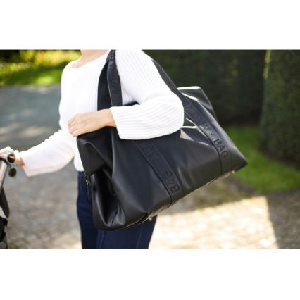 Childhome - Přebalovací taška MOMMY BAG LEATHER černá