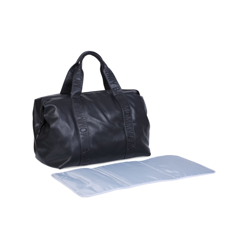 Childhome - Přebalovací taška MOMMY BAG LEATHER černá
